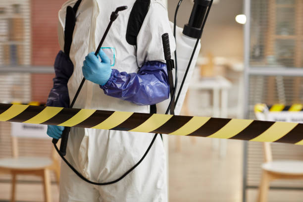Professional Biohazard Cleanup technician working in Sorrento, FL